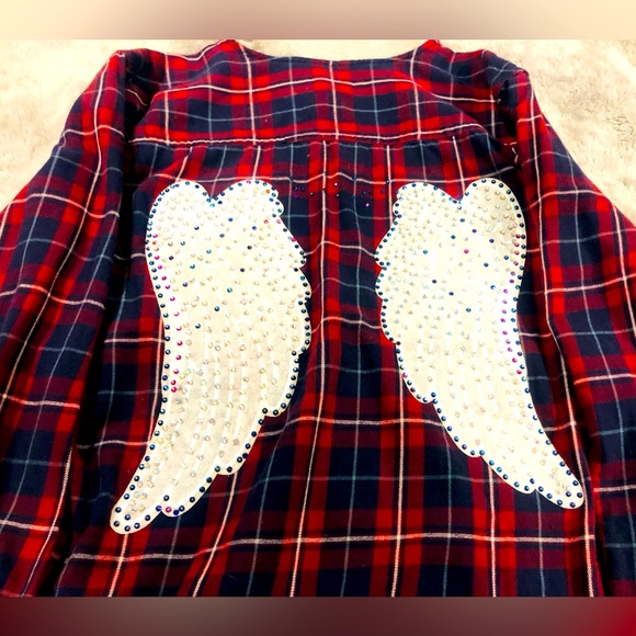 🔥UPCYCLED -21MEN-FLANNEL BUTTON DOWN🔥MEASUREMENTS IN PICS🔥 - Picture 2 of 15